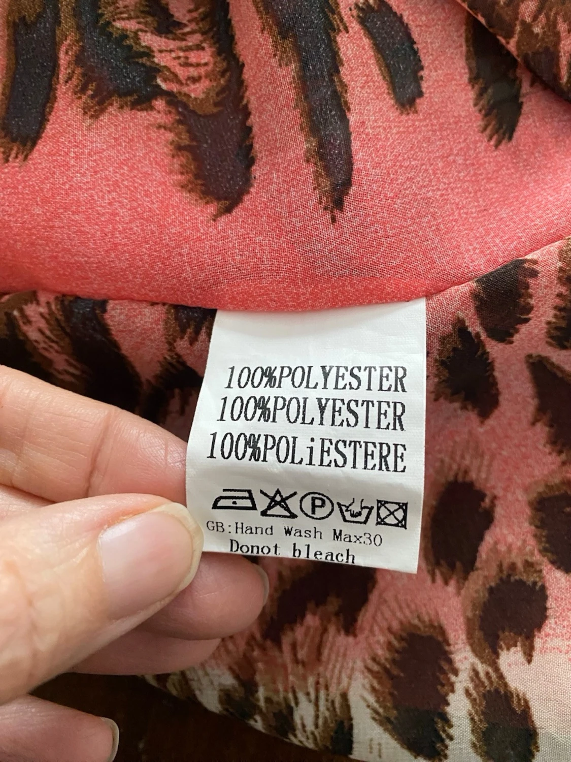 Leopardmönstrad blus med paisley - 5