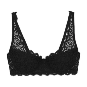 Svart spets-bh  - Triumph Amourette Wired Bra With Lace. För intresse, kom privat. 