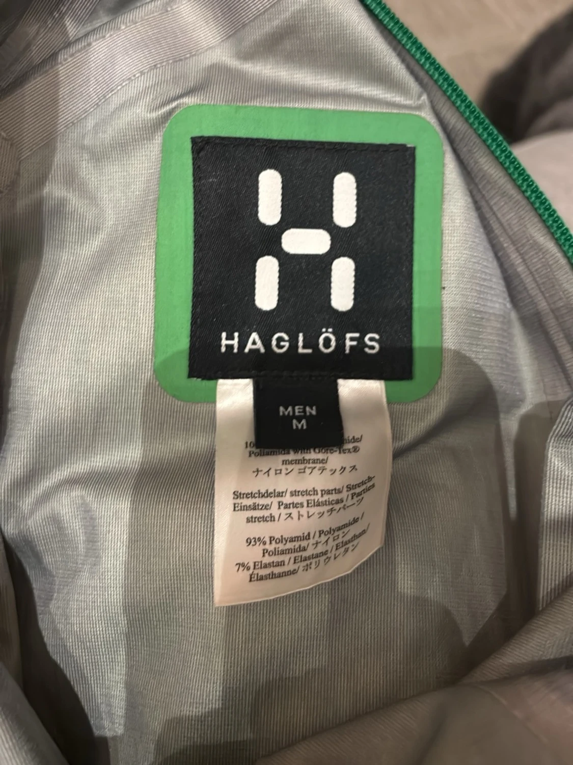 Grön Haglöfs vindjacka Gore-Tex - 4