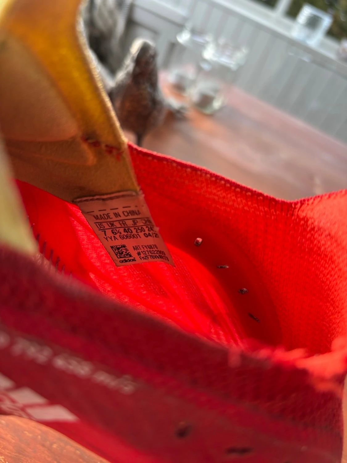 Röda Adidas fotbollsskor Speedflow elite - 5