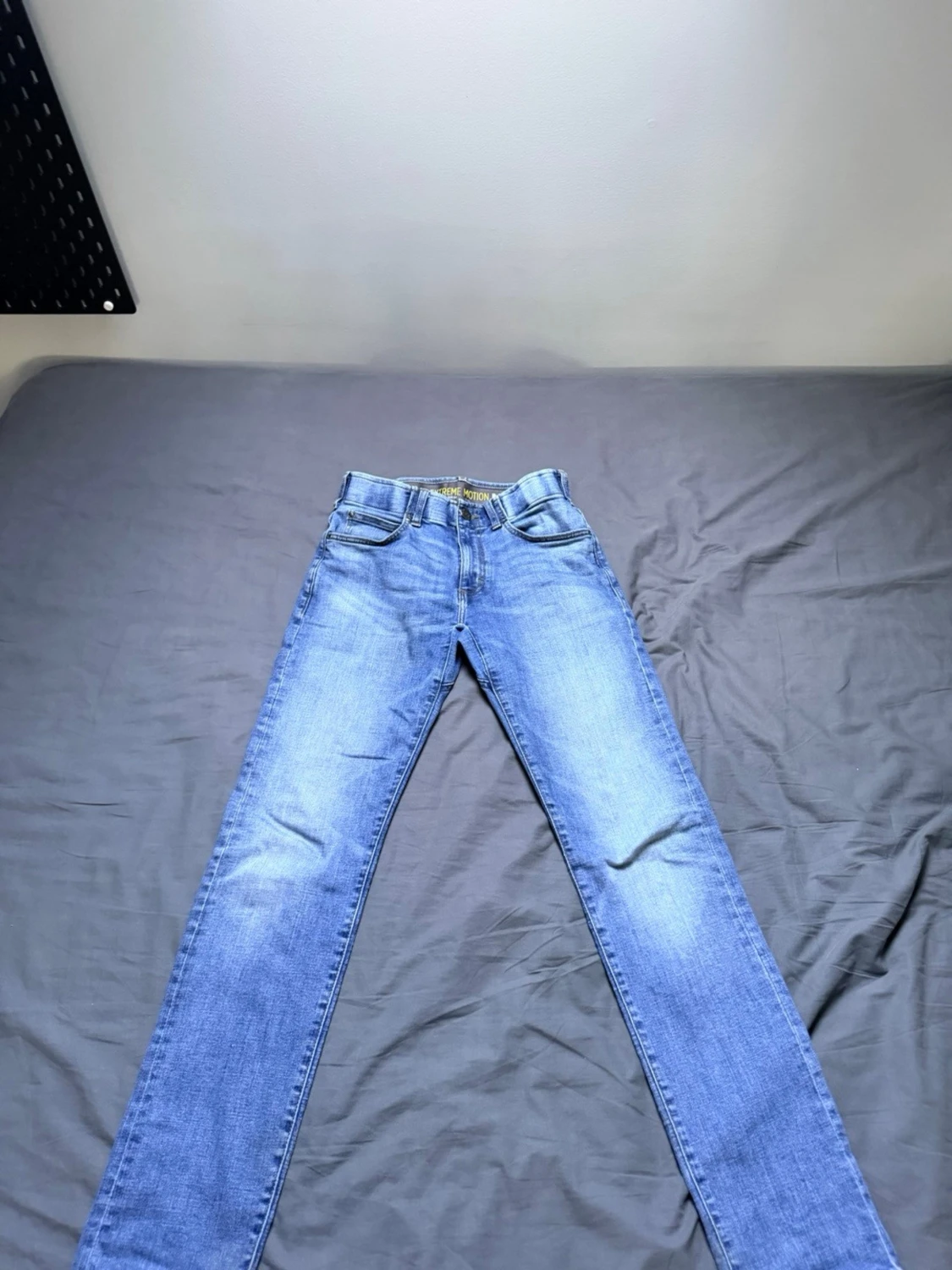 Blå raka jeans från Lee