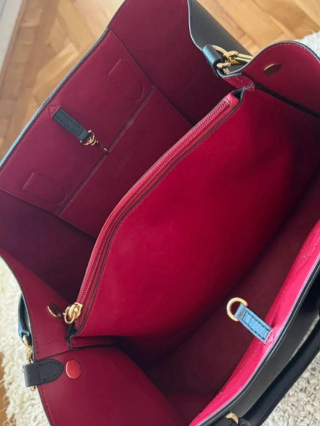 Svart handväska från Lauren Ralph Lauren - 5