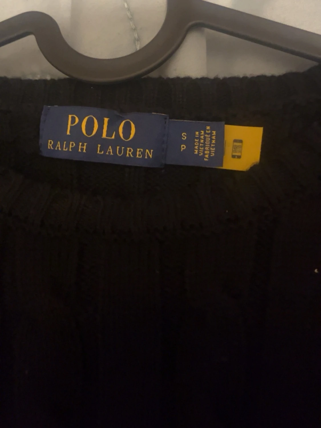 Svart stickad tröja från Polo Ralph Lauren - 2