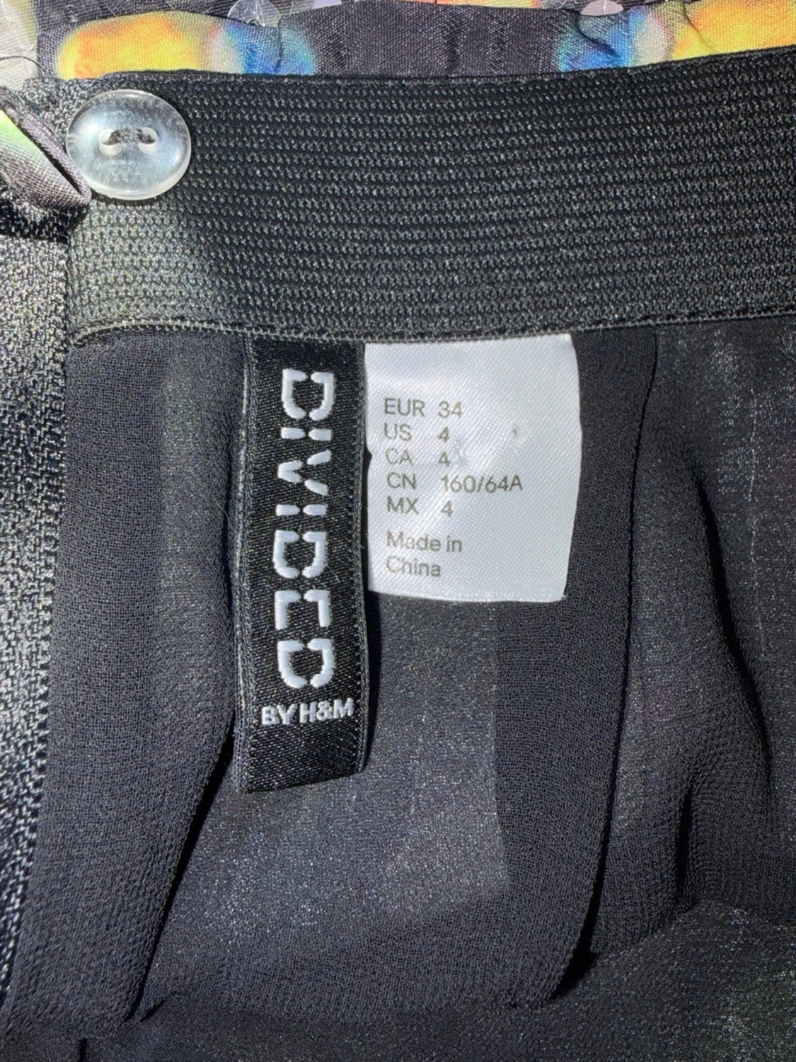 Svart plisserad kjol från H&M Divided - 1