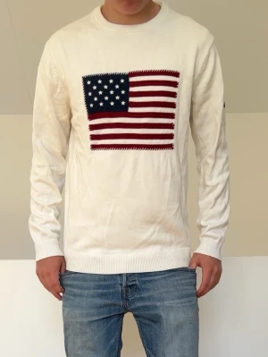 Vit Gant Usa tröja - Vit gant usa tröja i strl L men sitter som en M. Bra skick utan nåra defekter och Hör gärna av er vid frågor elr funderingar!!