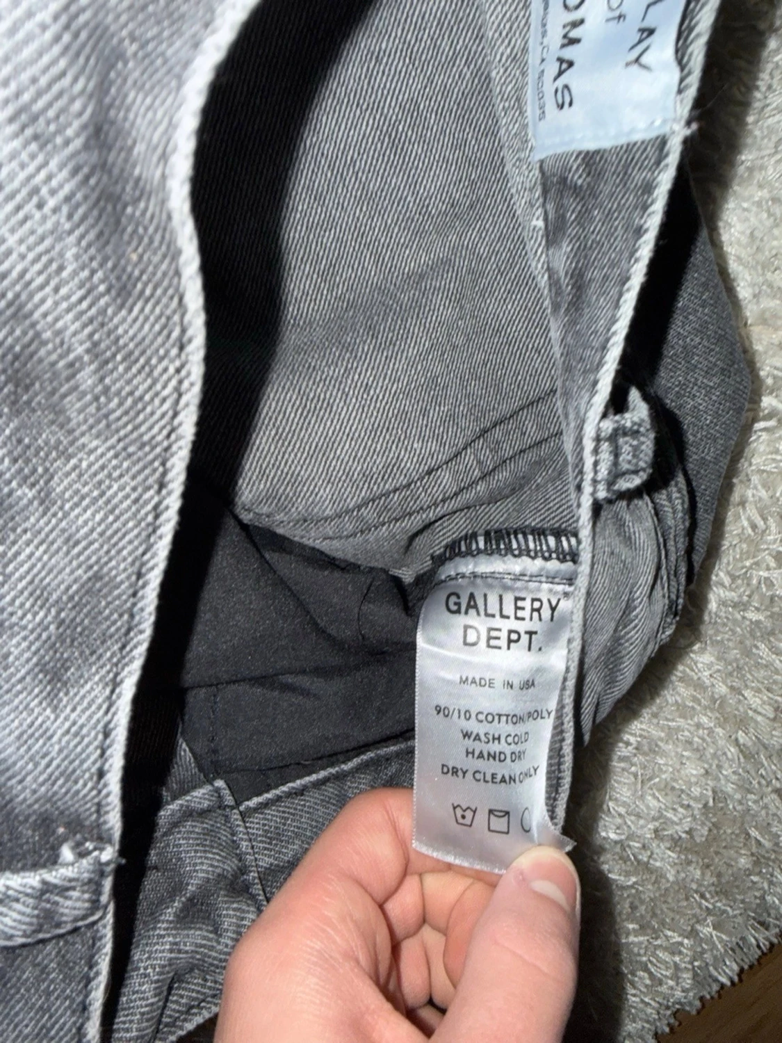 Svarta bootcut jeans från Gallery Dept. S - 4