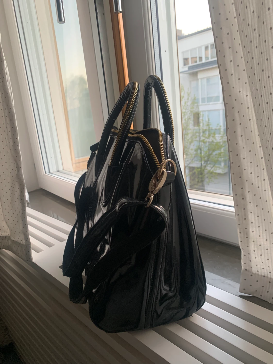 Black vintage handbag  - 90