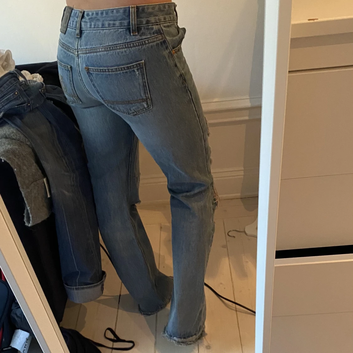 Lågmidjade bootcut jeans - 91