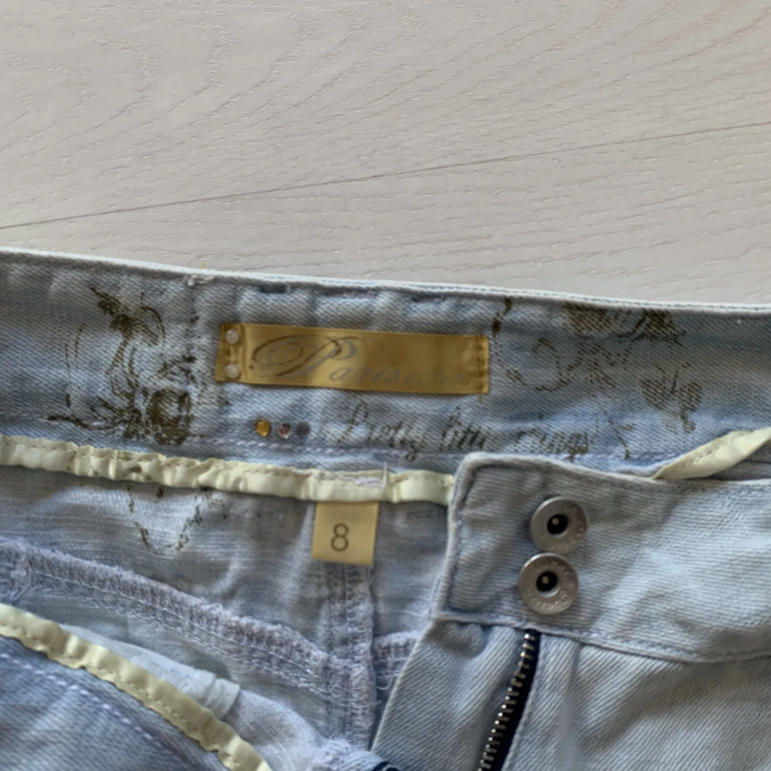 Lågmidjad jeanskjol🤌 - 91