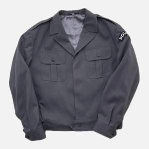 -Olympic-style police jacket -size: no tag, fits like medium/large