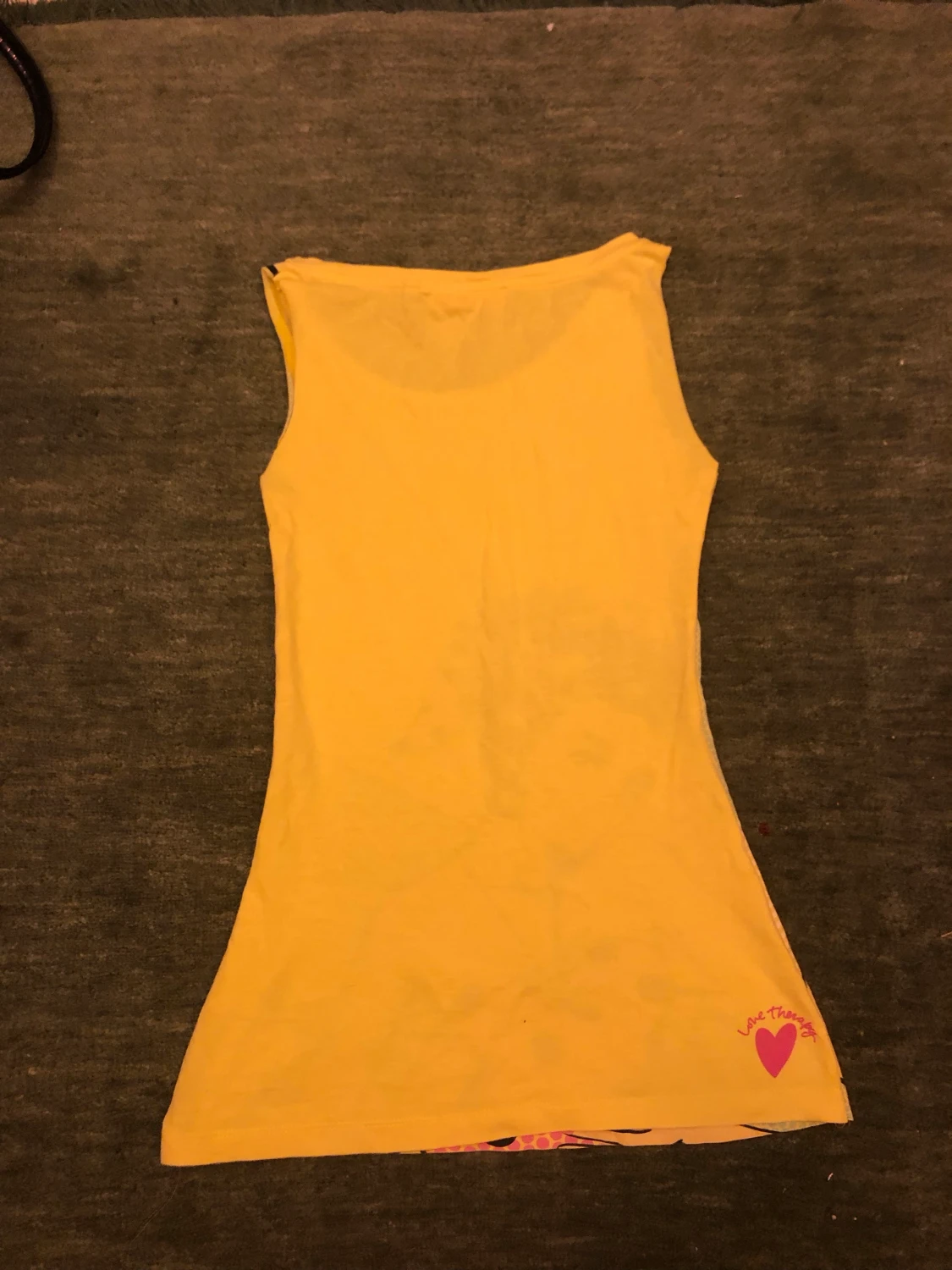 Linne med tryck - 90