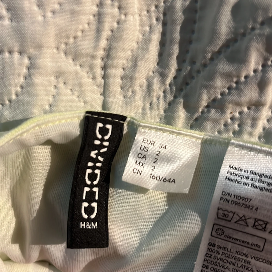 Grön/vit rutig kjol - 91