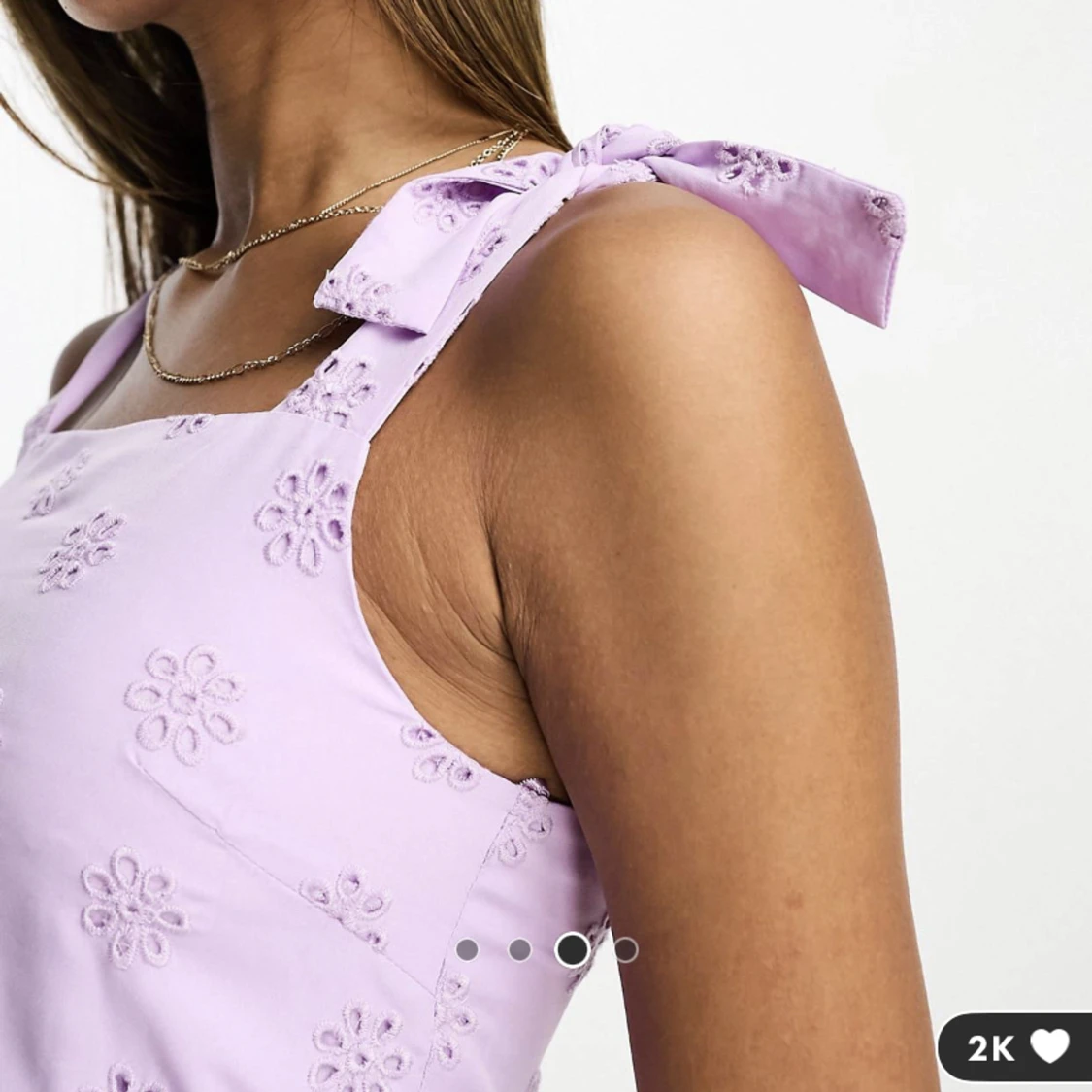 Superfin ljuslila klänning - 91