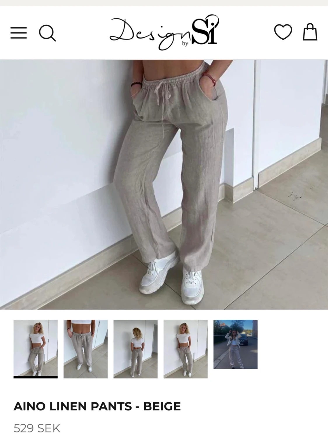 Linnebyxor design by si