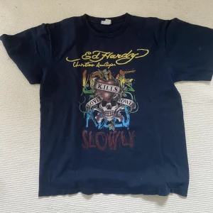 Ed hardy - ed hardy t shirt med backprint
