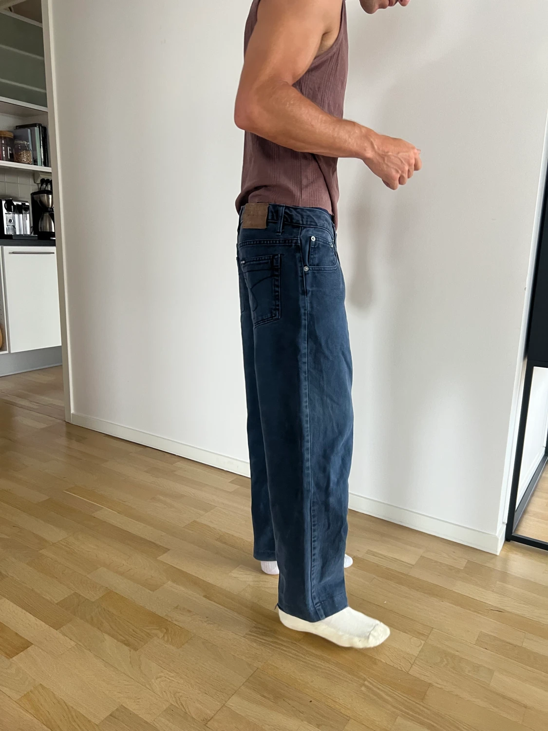 Vintage Blå Calvin Klein jeans - 90