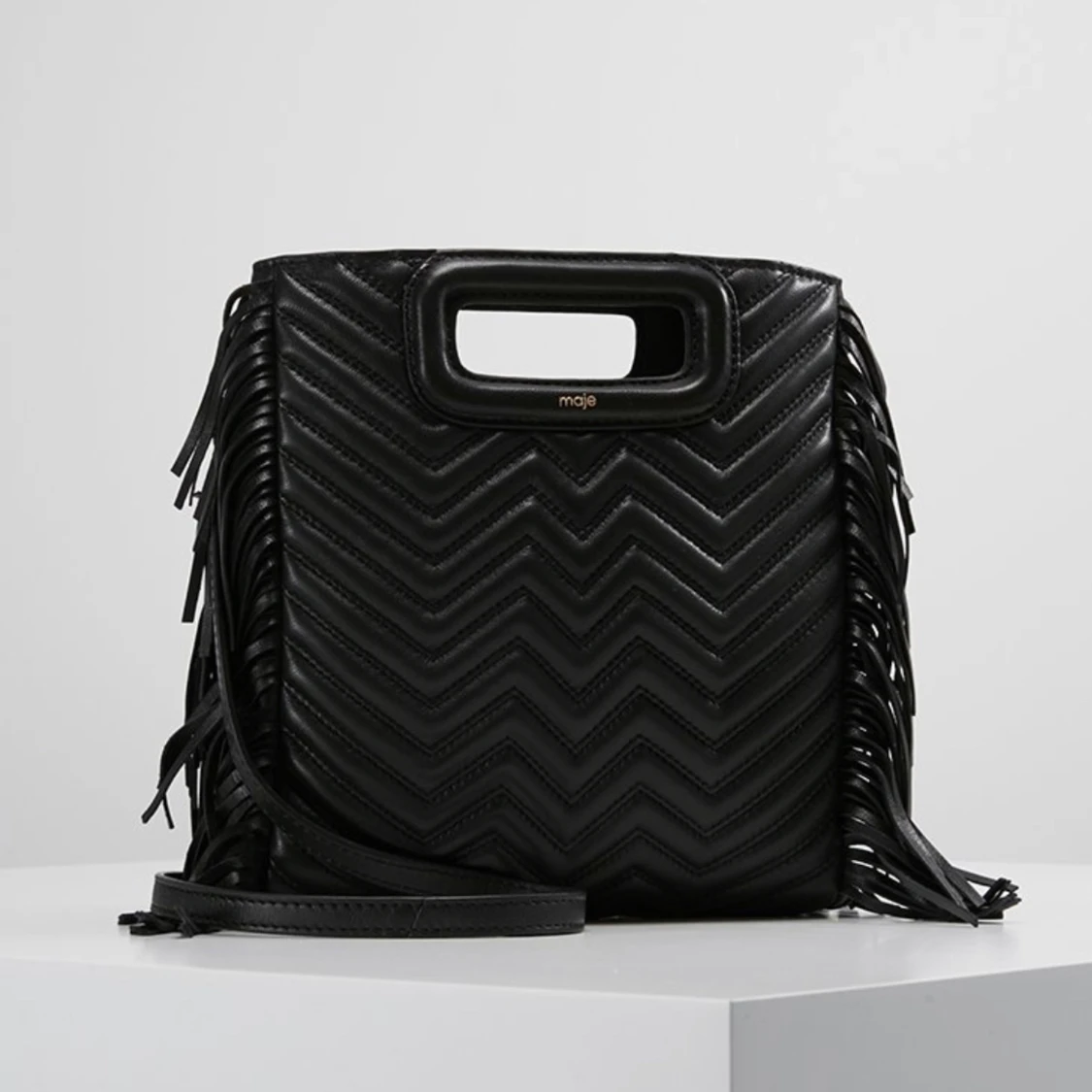 Maje väska i läder 