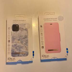 Ideal of Sweden, helt nya och oöppnade mobilskal för iPhone 11 PRO.  En rosa Waller och ett marmor skal. Magnetisk så de kan bäras tillsammans. Skriv om du är intresserad av endast ett av skalen s löser vi det! 