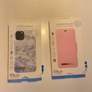 Mobilskal iPhone 11 PRO - Ideal of Sweden, helt nya och oöppnade mobilskal för iPhone 11 PRO.  En rosa Waller och ett marmor skal. Magnetisk så de kan bäras tillsammans. Skriv om du är intresserad av endast ett av skalen s löser vi det! 