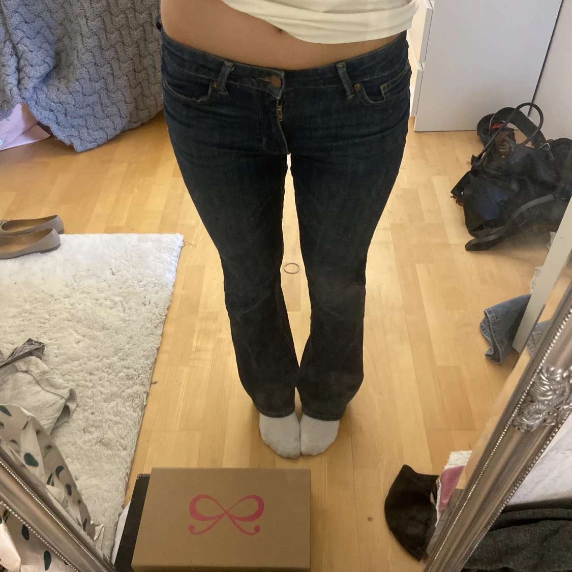 Lågmidjade jeans  - 90