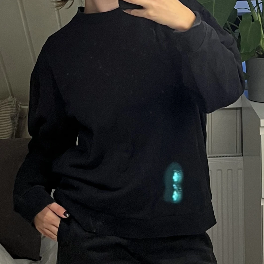 Svart Sweatshirt - 90