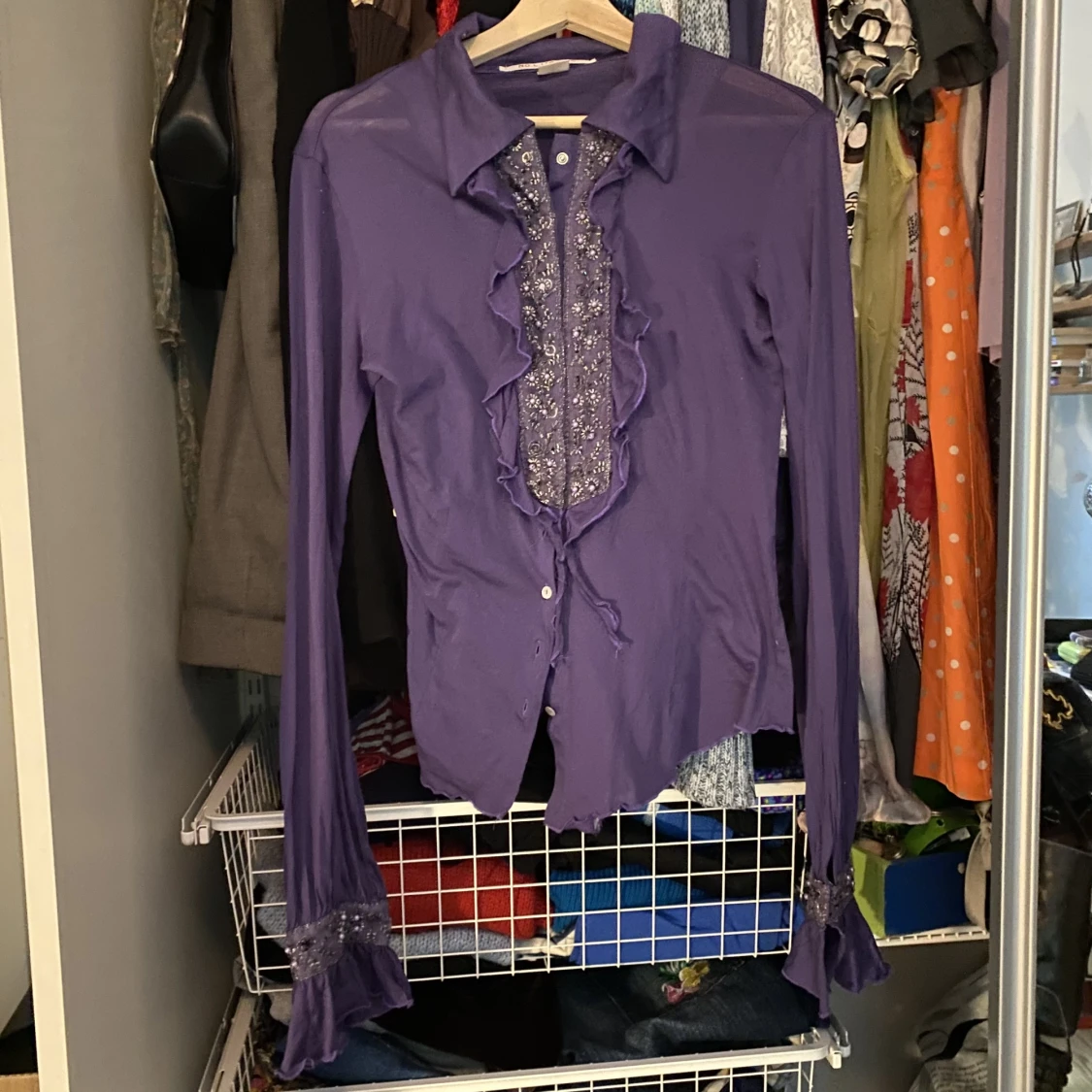 Blå/lila skjorta! - 91