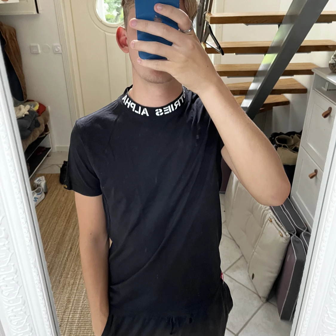 Svart alpha industries t-shirt - 91