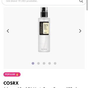 Cosrx Advanced Snail 96 mucin - Säljer denna produkt från Cosrx då jag inte använder den. Knappt använd skriv privat om du vill ha bild på flaskan.💗Orginalpris 212