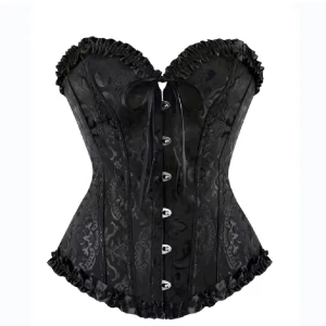 Svart korsett  - så fin svart korsett som e använd en gång 💕