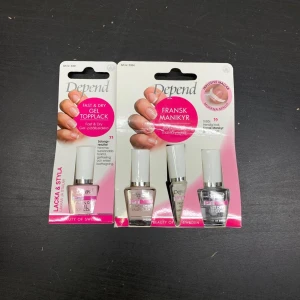 Nagelkit - Ett litet nagelkit till att göra fransk manikyr hemma, säljes tillsammans. Behövs ingen uv lampa!