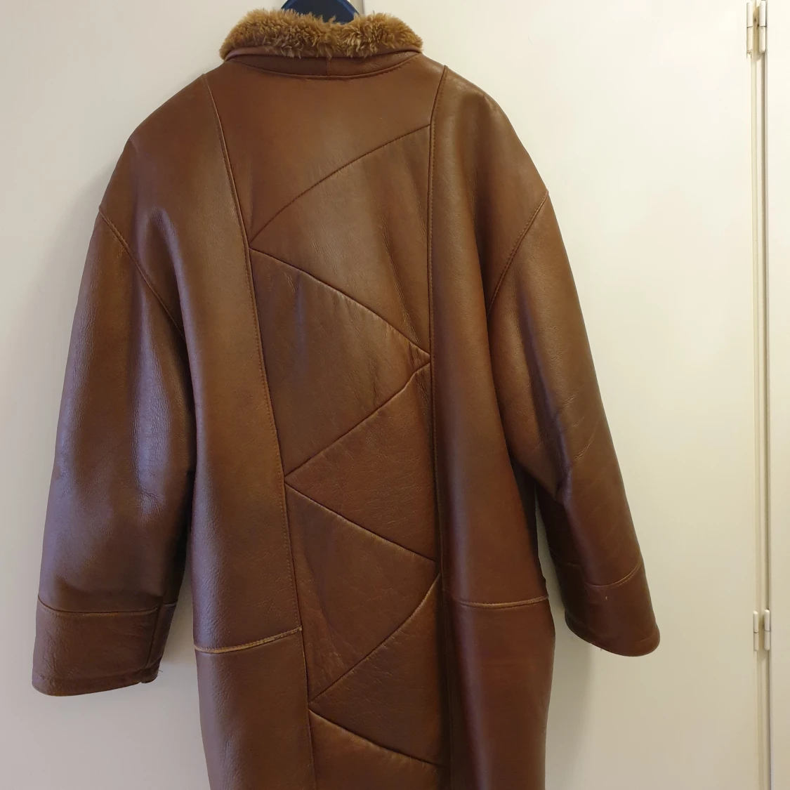 Skinnjacka med päls - 90