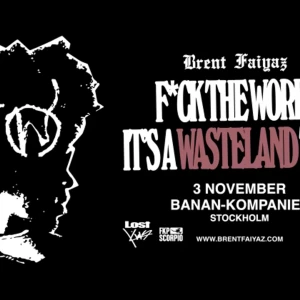 Brent Fayiaz konsertbiljetter - 2st biljetter, 550kr/st