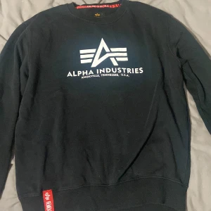 Alpha industries  - Alpha industries som ny förutom att gummit (där texten står) har blivit lite hårt och börjat att lossa lite. Men inget som man direkt tänker på från avstånd