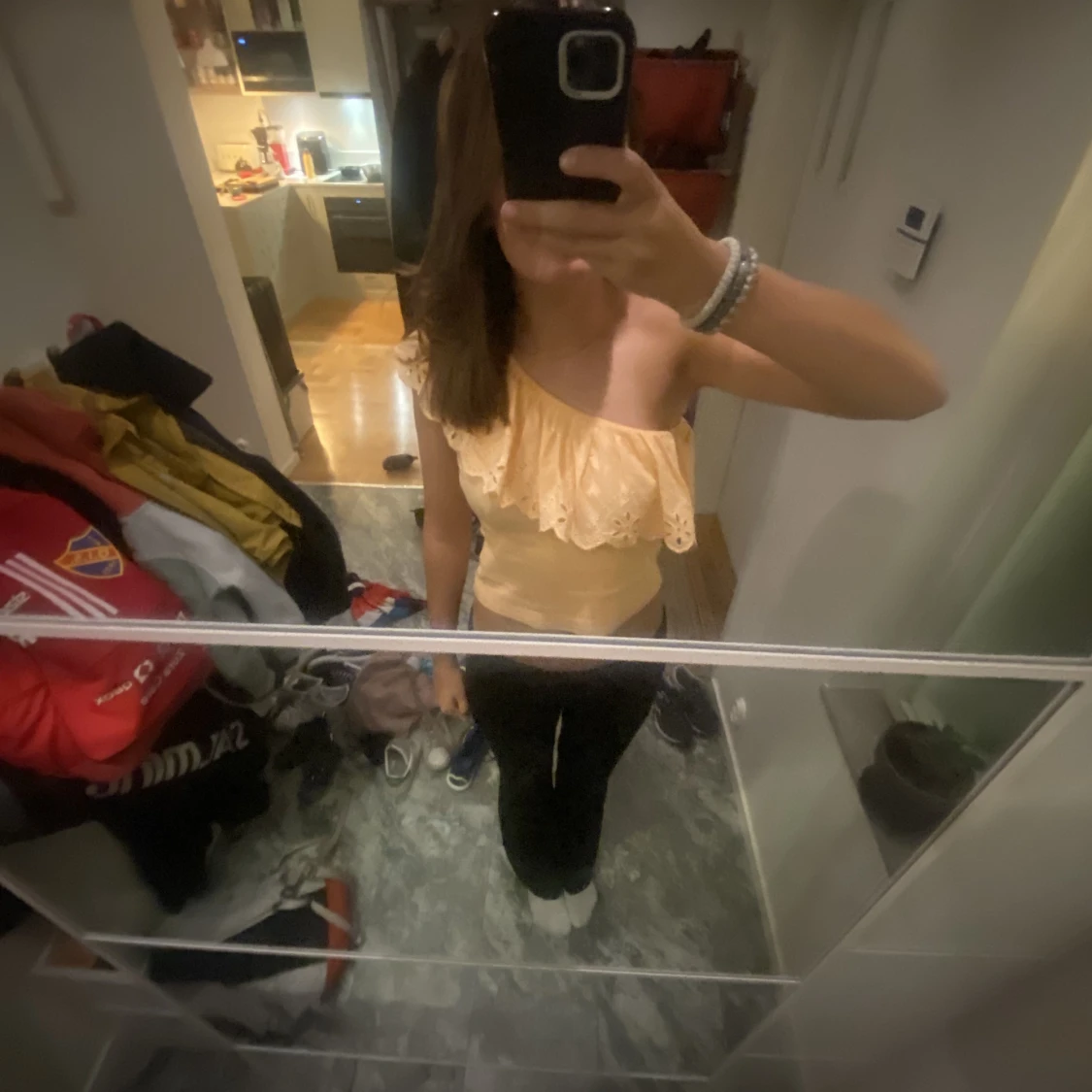 One shoulder topp zara 