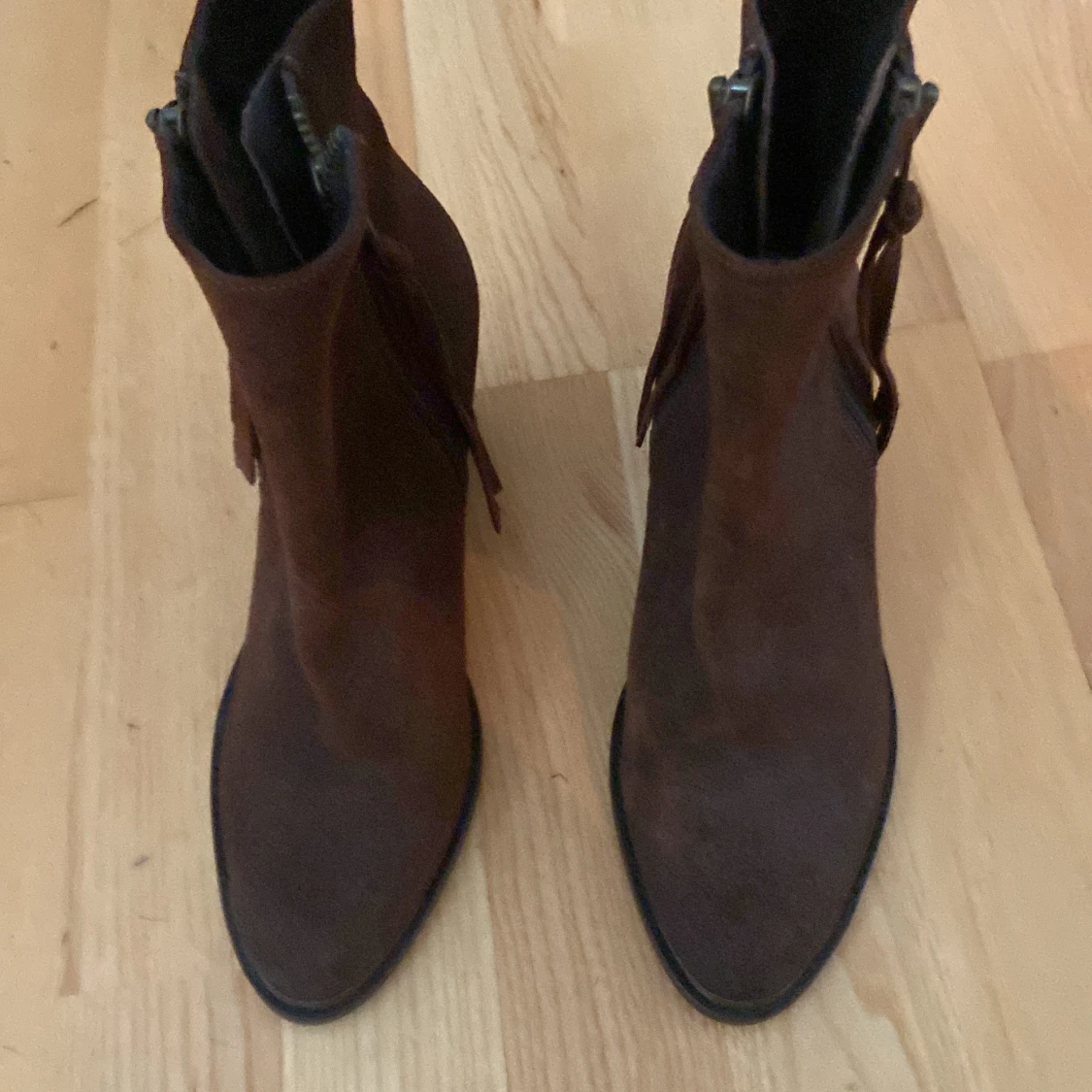 Billibi bruna mocka boots 38 pistolboots  - 90