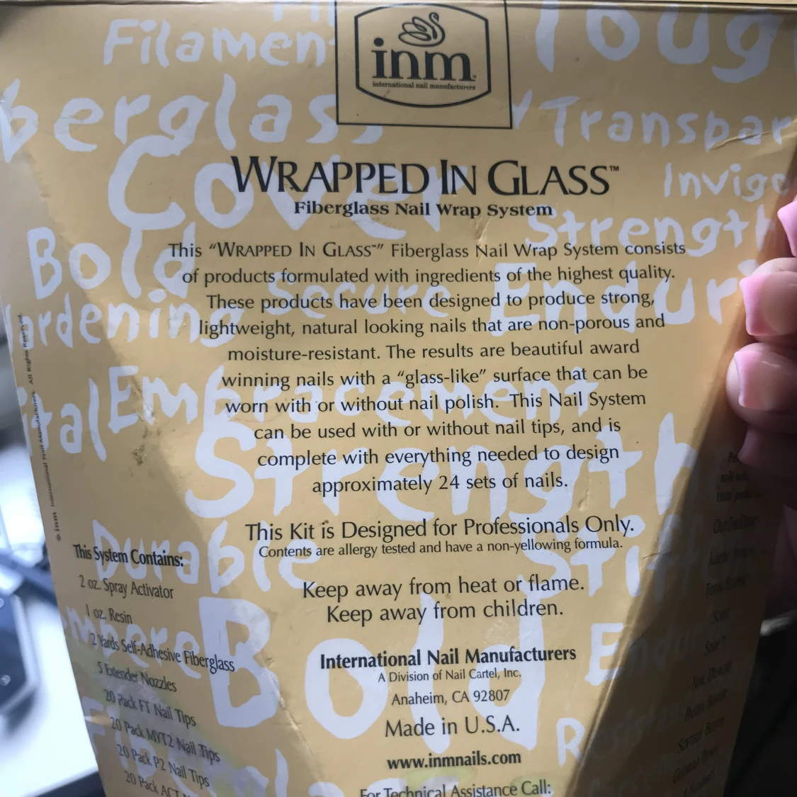 Nagel glas fiber  - 90