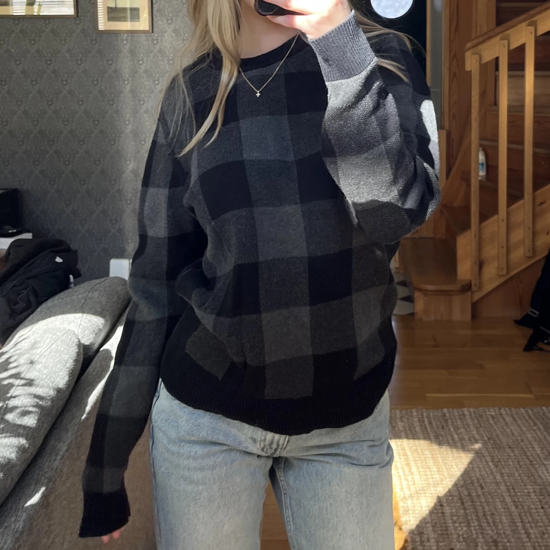 Stickad tröja  - 90