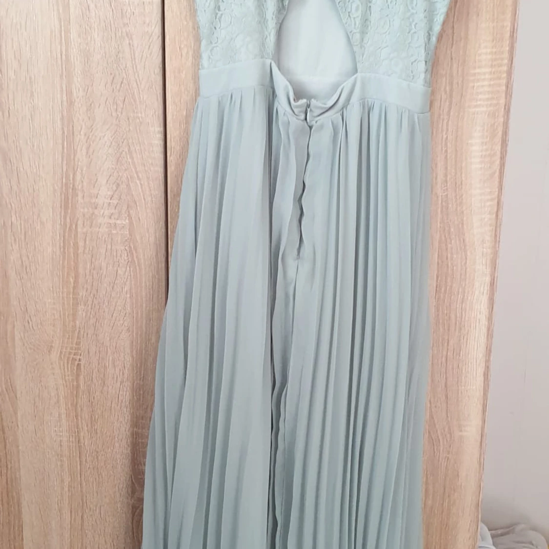 Ljusblå långklänning / balklänning  - 90