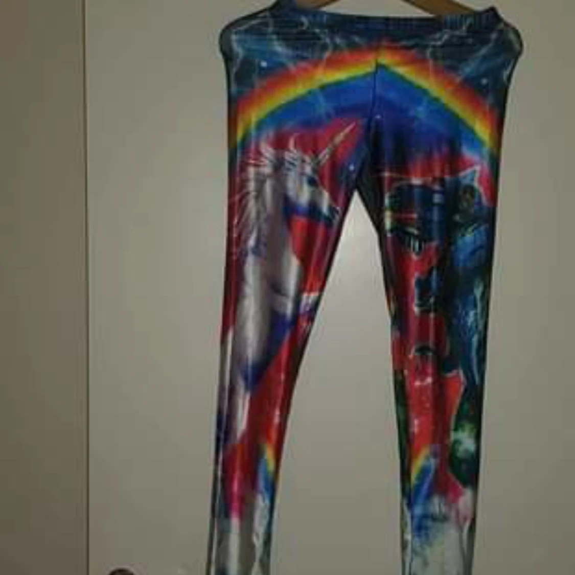 Glansiga leggings