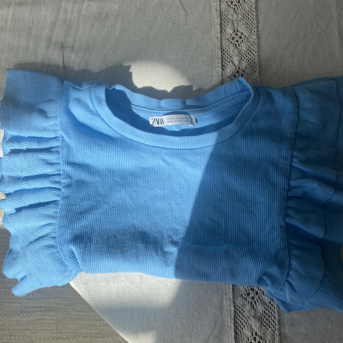 Blått Zara linne - 90