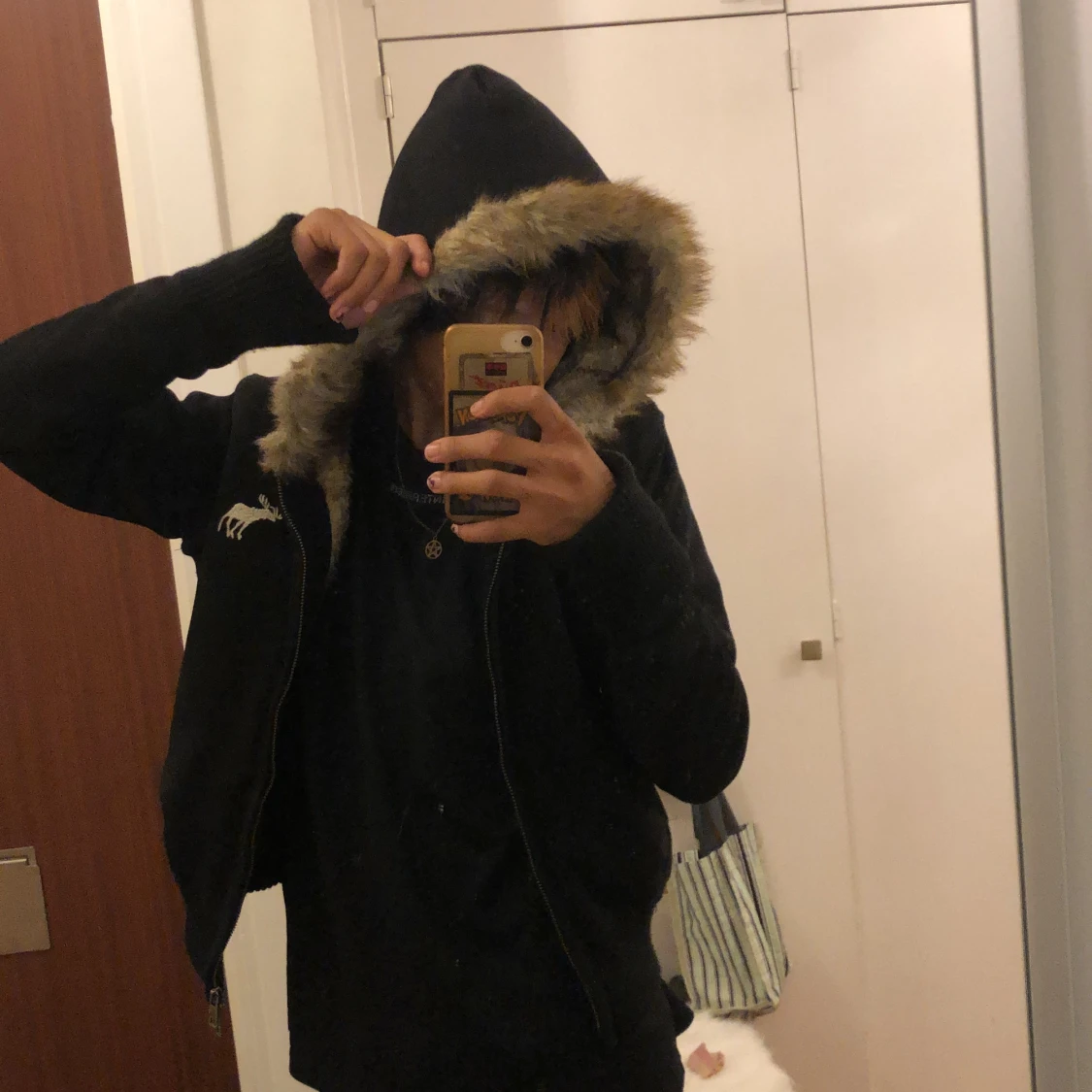 Vintage Päls hoodie - 91