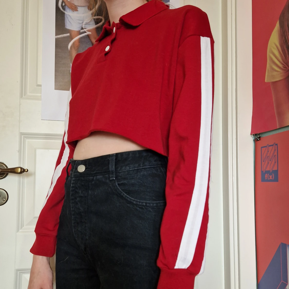 Croppad tröja - 90