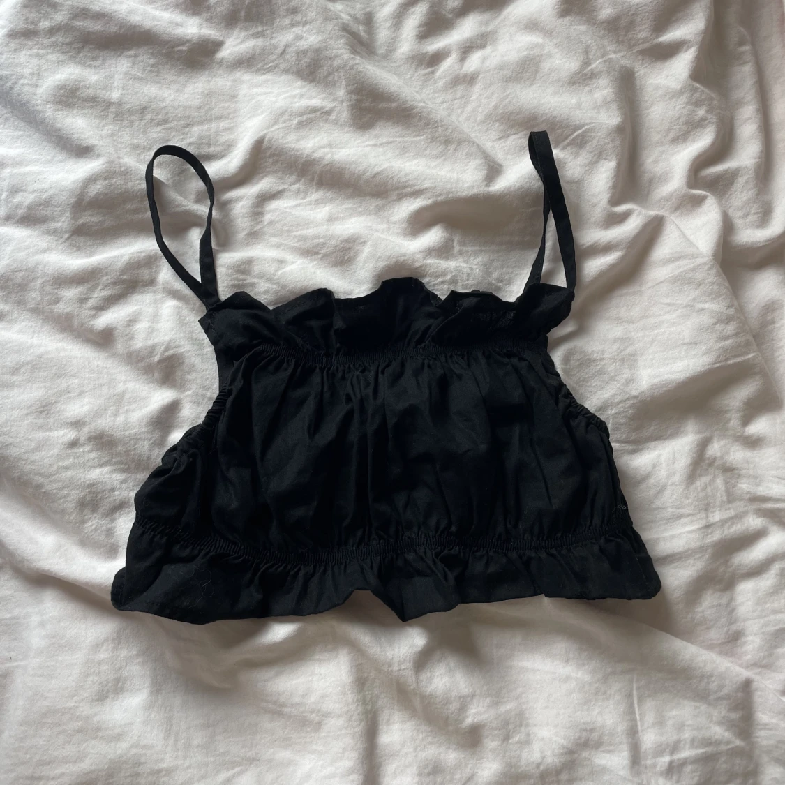 Kort svart topp Strl 38 - 90