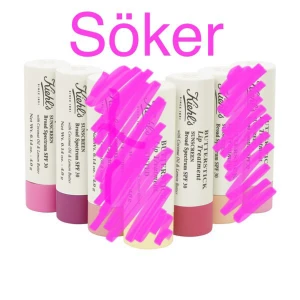 Kiehl’s lipbalm/läppbalsam/butterstick lip treatment - Jag eftersöker Kiehl’s butterstick lip treatment i färgerna på bilden, hör gärna av er <3