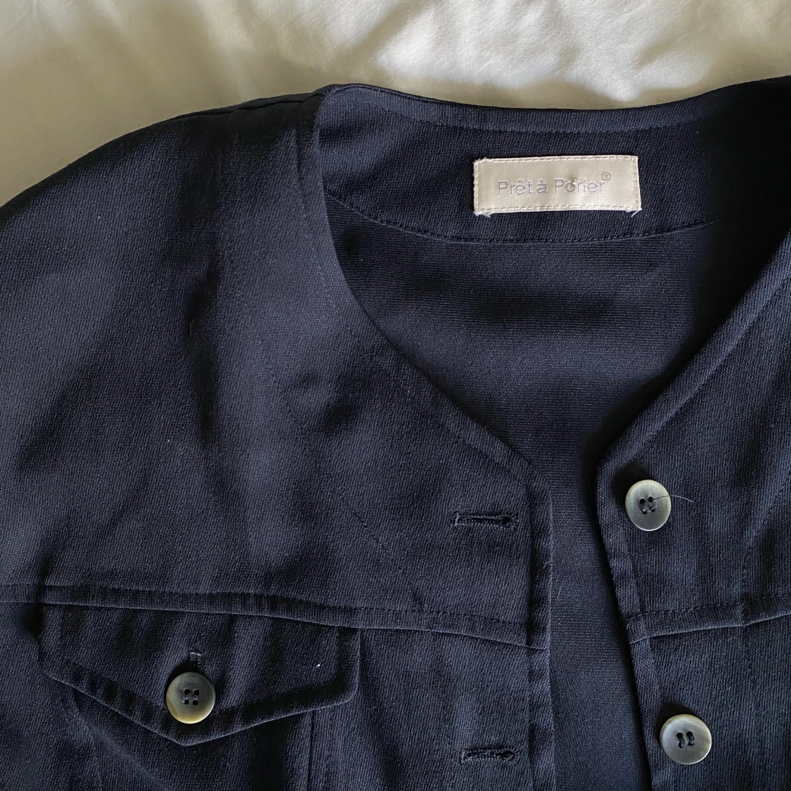 Tunn marinblå jacka - 90