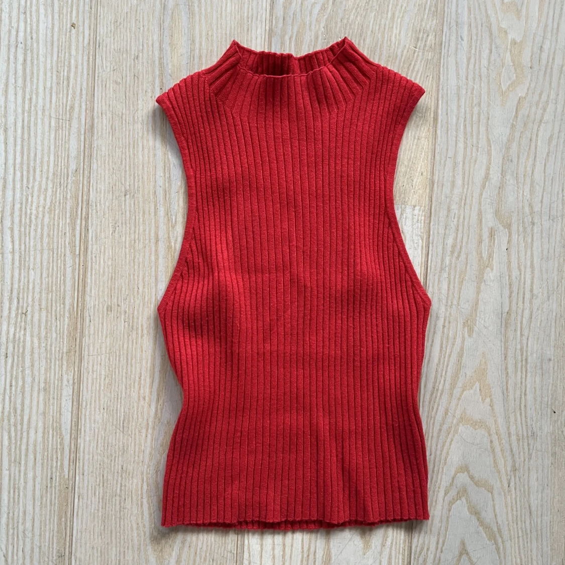 Röd polotröja - 90