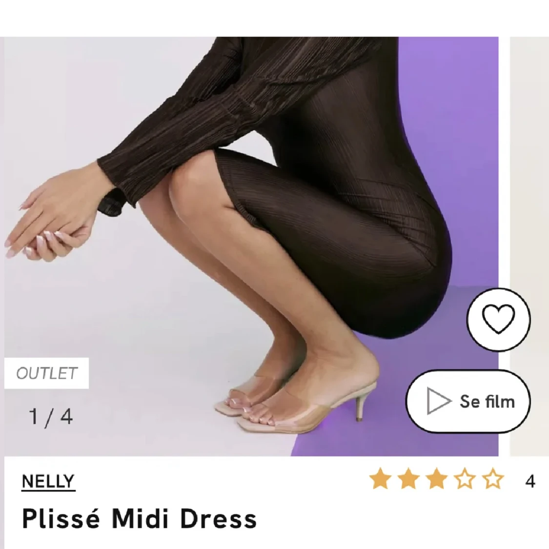 Klänning i Plisse  - 90