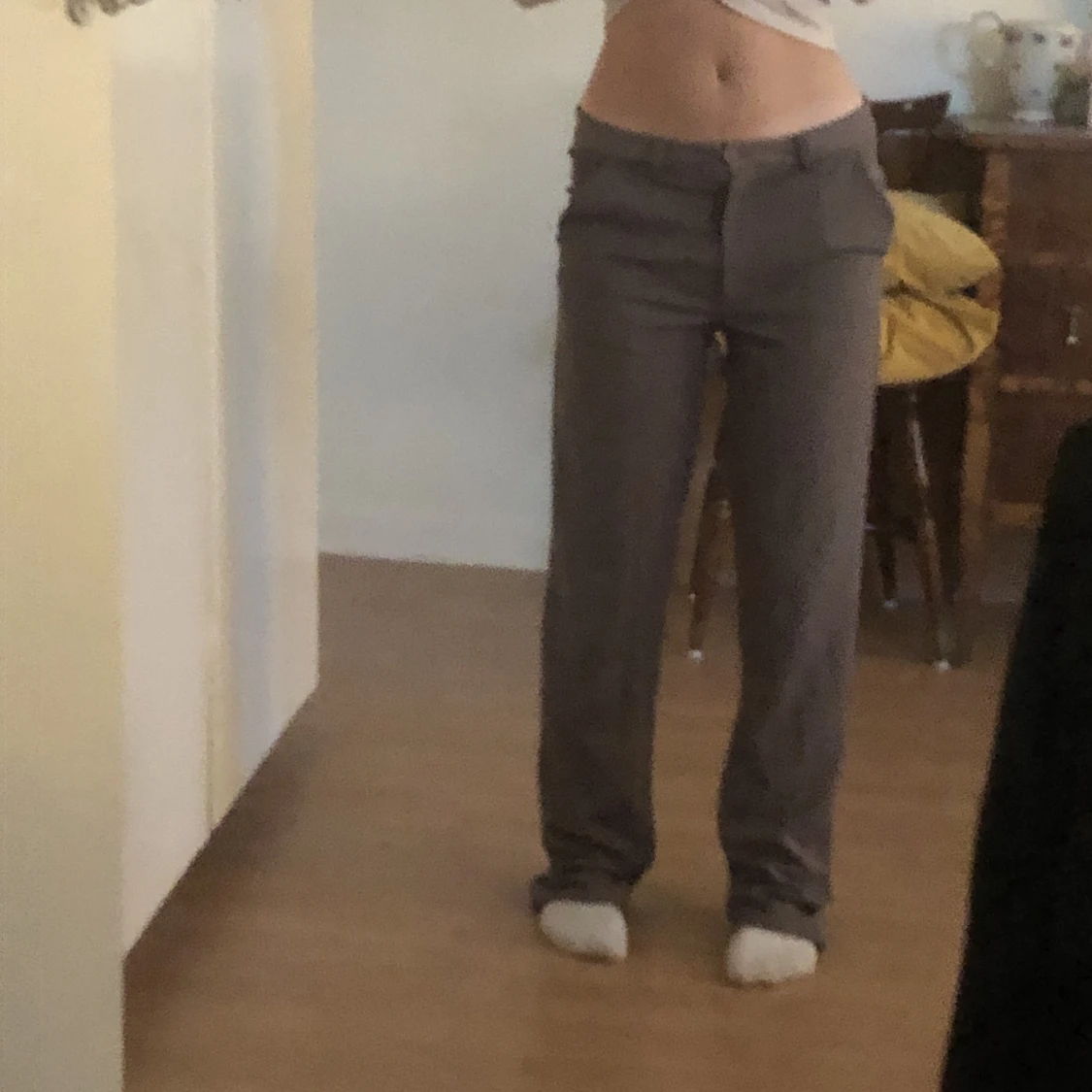 Lågmidjade kostymbyxor  - 90