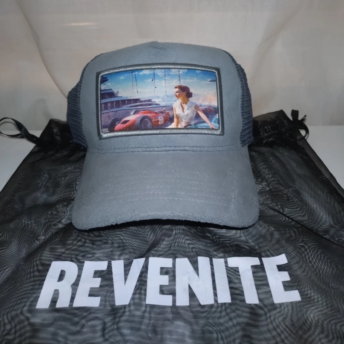 Revenite velvet keps Monaco Aquamarine 