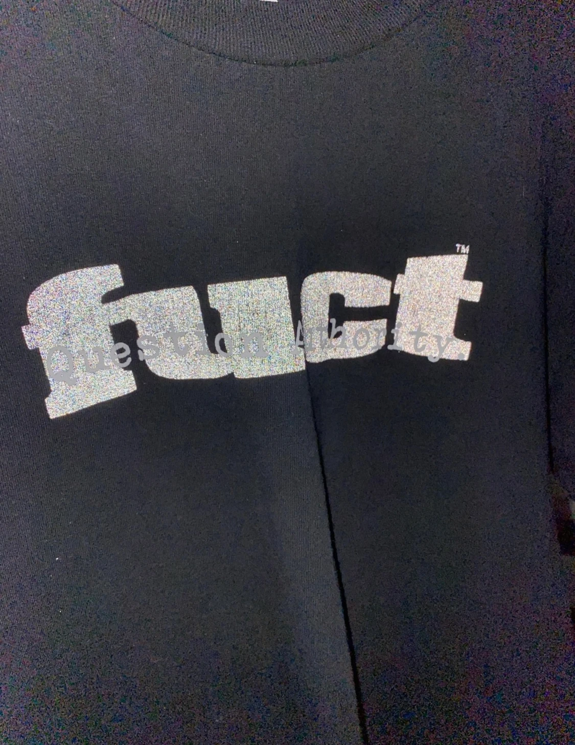 Fuct 3m reflective logo tee - 90